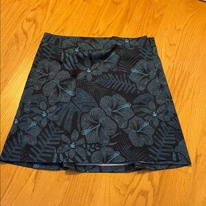 Ripskirt Hawaii Wrap Skirt Size M Maui Moonlight Blue Floral Print
